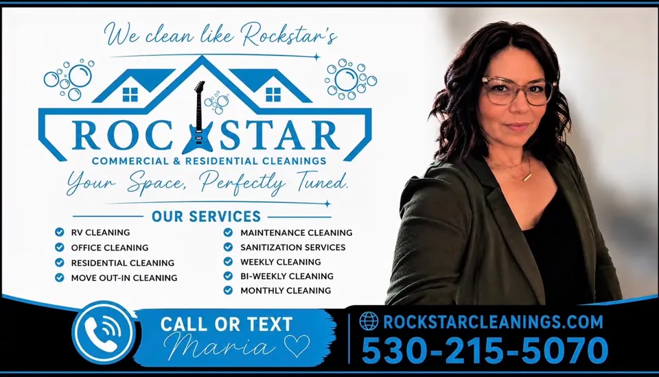Maria, owner of Rock Star Cleanings Of California.